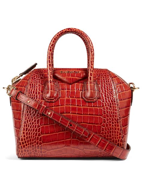 givenchy antigona croco|Givenchy antigona review.